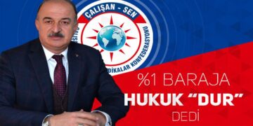 Özdemir, ‘%1 Baraja Hukuk Dur Dedi’