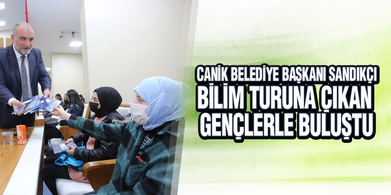 Başkan Sandıkçı Bilim Turuna Çıkan Gençleri Ağırladı