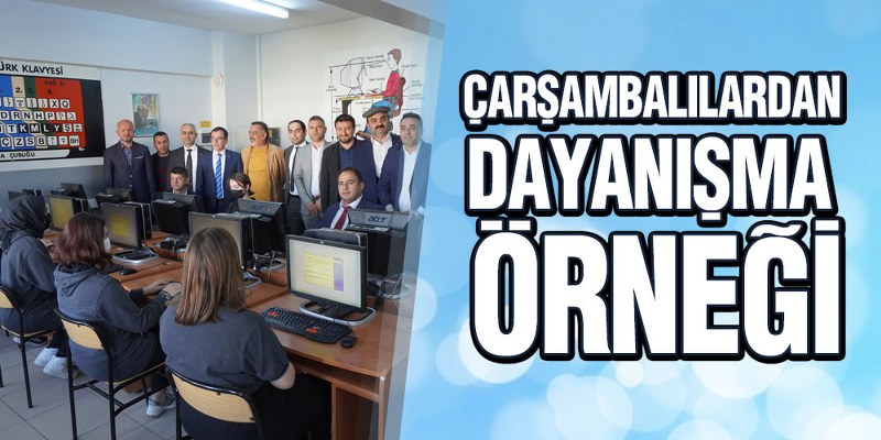 Çarşambalılardan Dayanışma Örneği