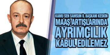 Samsun’da Kamu Sen’den Maaş Ayrımcılığı Tepkisi