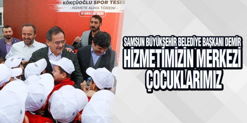 Samsun Büyükşehir Kökçüoğlu Mahallesi’ne Halı Saha Yaptırdı