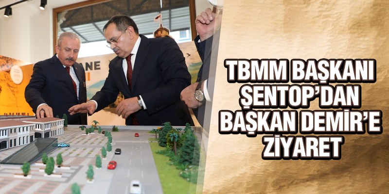 TBMM Başkanı Şentop’dan Başkan Demir’e ziyaret