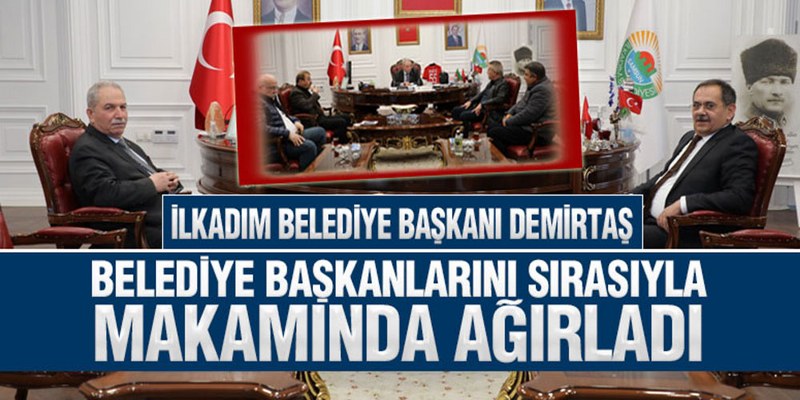 Büyükşehir Belediye Başkanı Demir’den, Başkan Demirtaş’a Nezaket Ziyareti