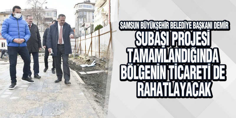 Başkan Demir, Subaşı projesini inceledi