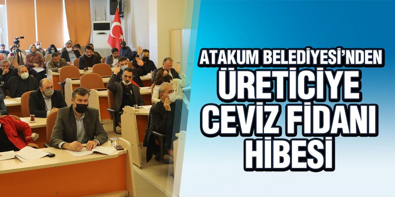 Atakum Belediyesi’nden Üreticiye Ceviz Fidanı Hibesi