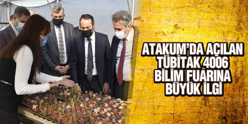 Atakum’da Açılan TÜBİTAK 4006 Bilim Fuarına Büyük İlgi