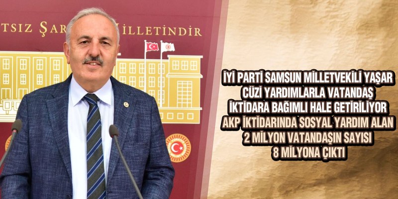 Yaşar; ‘Ülkede Yoksul Sayısını Artırdım Diye Övünen Bir İktidara Sahibiz’