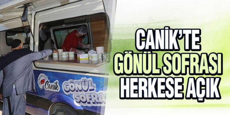 Canik’te ‘Gönül Sofrası’ Herkese Açık