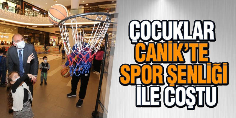 Çocuklar ‘Canik’te Spor Şenliği’ İle Coştu