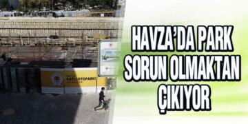 Havza’da Park Sorun Olmaktan Çıkıyor