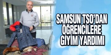 Samsun TSO’dan öğrencilere giyim yardımı