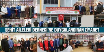 Şehit Aileleri Derneği’ne Duygulandıran Ziyaret