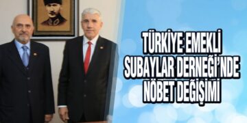 Türkiye Emekli Subaylar Derneği’nde Nöbet Değişimi