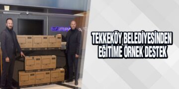 Tekkeköy Belediyesinden Eğitime Örnek Destek