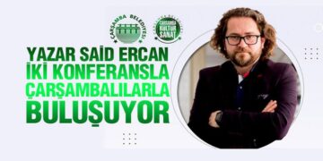 Çarşamba Belediyesi Yazar Said Ercan’ı Ağırlıyor