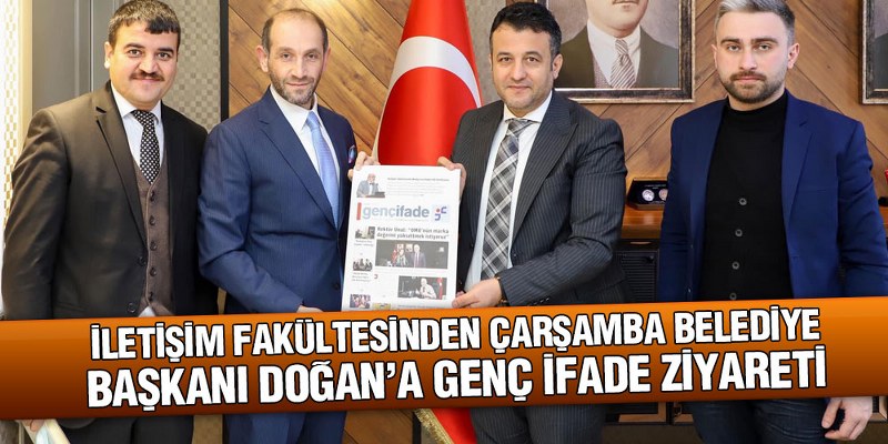 İletişim Fakültesinden Çarşamba Belediyesine Genç İfade Ziyareti