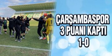 Çarşambaspor İyi Yolda