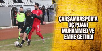 Çarşambaspor’a Üç Puanı Muhammed Ve Emre Getirdi
