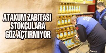 Atakum Zabıtası’ndan Ayçiçek Yağı Denetimi