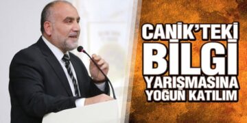 Canik’teki Bilgi Yarışmasına Yoğun Katılım