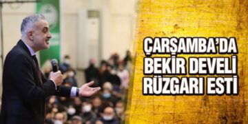 Çarşamba’da Bekir Develi Rüzgarı