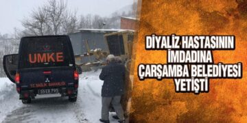 Diyaliz Hastasının İmdadına Çarşamba Belediyesi Yetişti