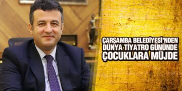 Çarşamba Belediyesi’nden Dünya Tiyatro Gününde Çocuklara Müjde