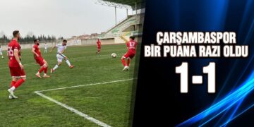 Çarşambaspor Bir Puana Razı Oldu 1-1