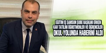 Eğitim İş Başkanı Erken’den Kar Tatili Açıklaması