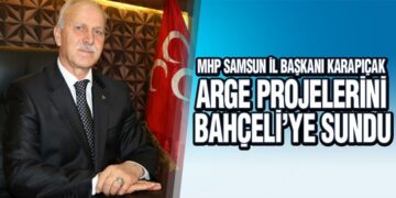 Karapıçak, ARGE Projelerini Bahçeli’ye Sundu
