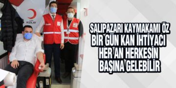 Salıpazarı’nda Kan Bağışı Kampanyası