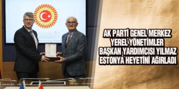 Yılmaz Estonya heyetini ağırladı