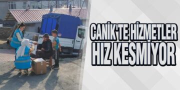 Canik’te Hizmetler Hız Kesmiyor