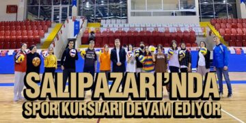 Salıpazarı’nda Spor Kursları Devam Ediyor