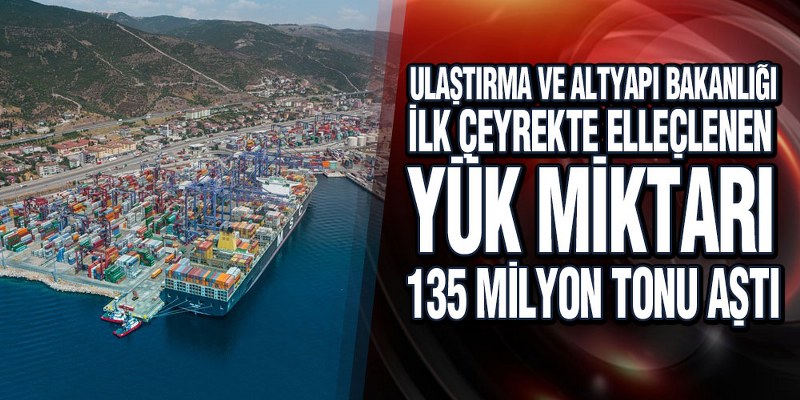 Elleçlenen Yük Miktarı Yüzde 9,1 Arttı
