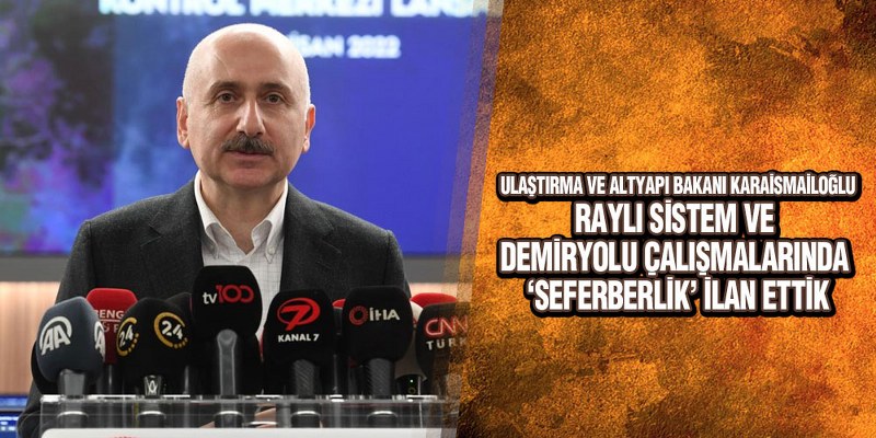 Karaismailoğlu, ‘Gayrettepe-Kağıthane-Havalimanı Metro Hattında % 98 İlerleme Kaydettik’