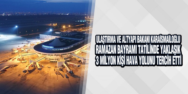 Karaismailoğlu, ‘Hava Yoluna Yatırımlarımız Hız Kesmeden Devam Edecek’