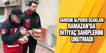Samsun Alperen Ocakları Ramazan’da İhtiyaç Sahiplerini Unutmadı