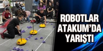 Robotlar Atakum’da Yarıştı