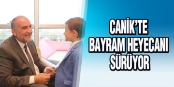 Canik’te Bayram Heyecanı Sürüyor