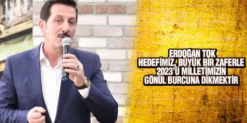 Tok, ‘Coşku ile yüreklerde yanan bu ateş 2023’ün fitilini yakmıştır’