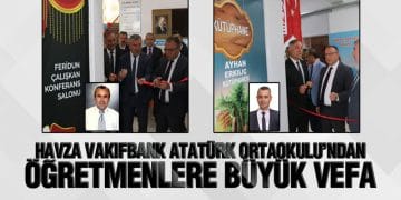 Havza Vakıfbank Atatürk Ortaokulu’ndan Öğretmenlere Büyük Vefa