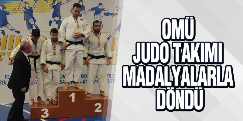 OMÜ Judo Takımı Madalyalarla Döndü