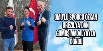 OMÜ’lü Sporcu Özkan, Brezilya’dan Gümüş Madalyayla Döndü