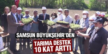 Samsun Büyükşehir’den Tarıma Destek 10 Kat Arttı