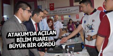 Atakum’da Açılan Bilim Fuarı Büyük Bir Gördü