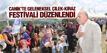 Canik’te Geleneksel Çilek-Kiraz Festivali Düzenlendi