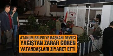 Başkan Deveci’den Yağış Zararı İncelemesi