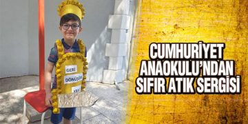 Cumhuriyet Anaokulu’ndan Sıfır Atık Sergisi