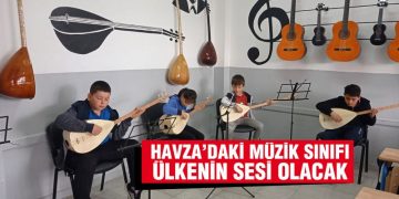 Havza’daki Müzik Sınıfı Ülkenin Sesi Olacak